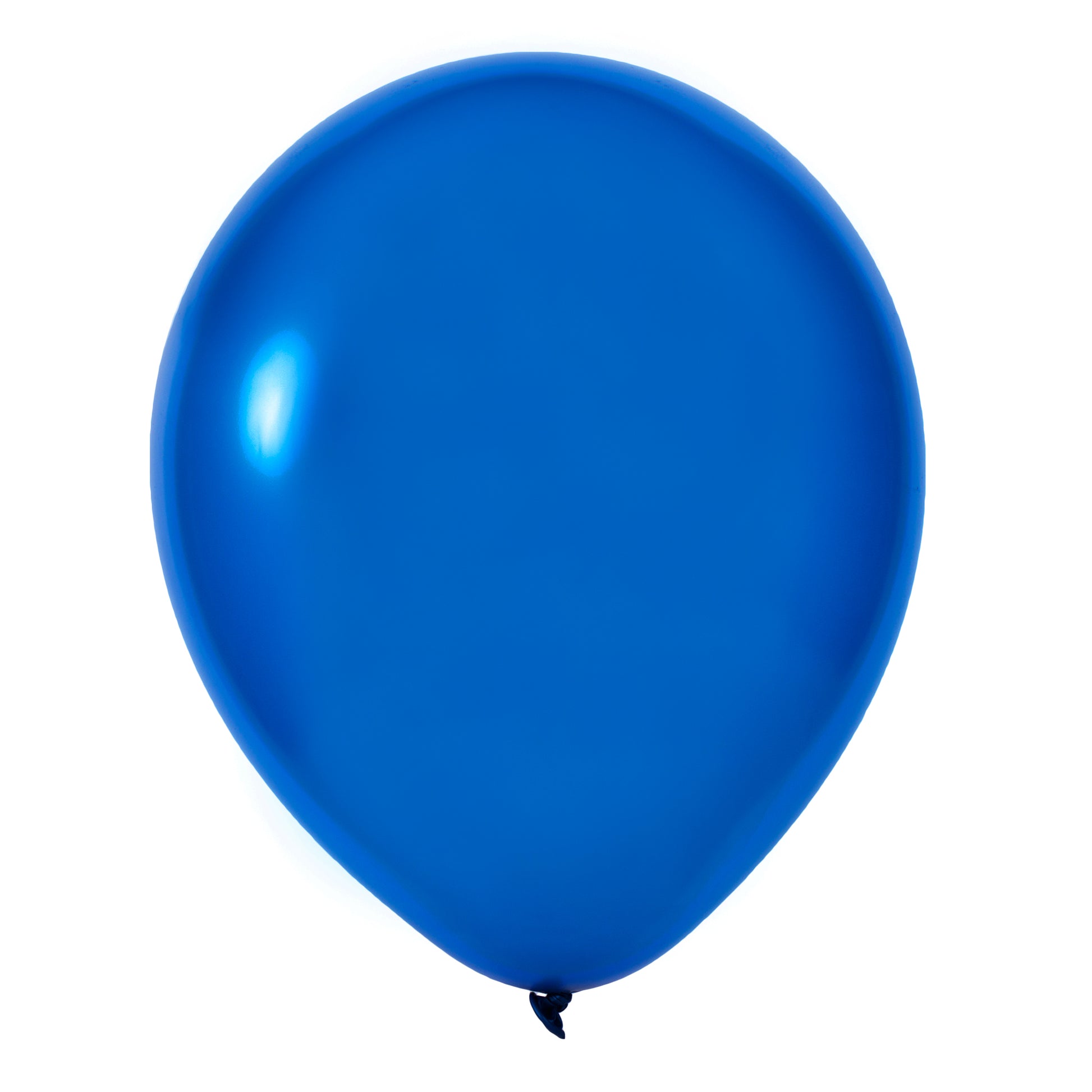Metallic Blue 12" Chrome Latex Balloons | 50 pcs - CV Linens