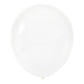 Clear 18" Large Round Latex Balloons | 10 pcs - CV Linens