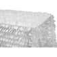 Leaf Petal Taffeta Tablecloth 90"x132" Rectangular - White - CV Linens