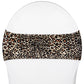 Leopard Spandex Chair Band - CV Linens