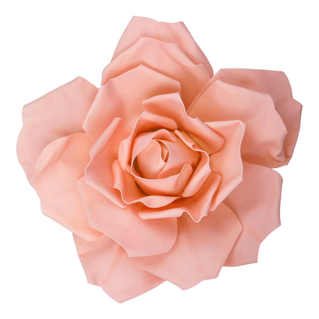 Decorative Linen Roses LED Lighted Large Foam Rose Wall Decor 50 cm - Blush - CV Linens™