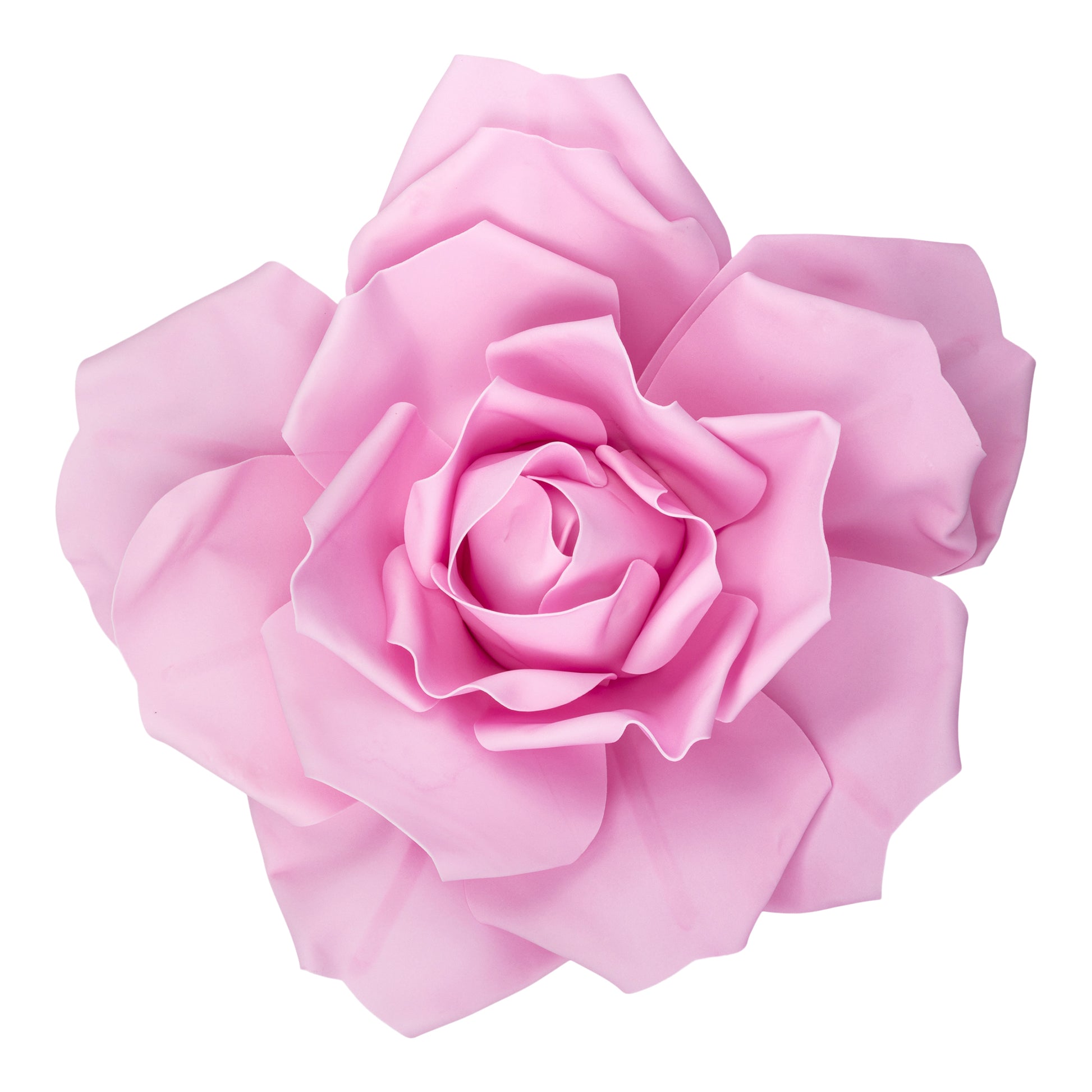 Lighted Large Foam Rose Wall Decor 50 cm - Pink