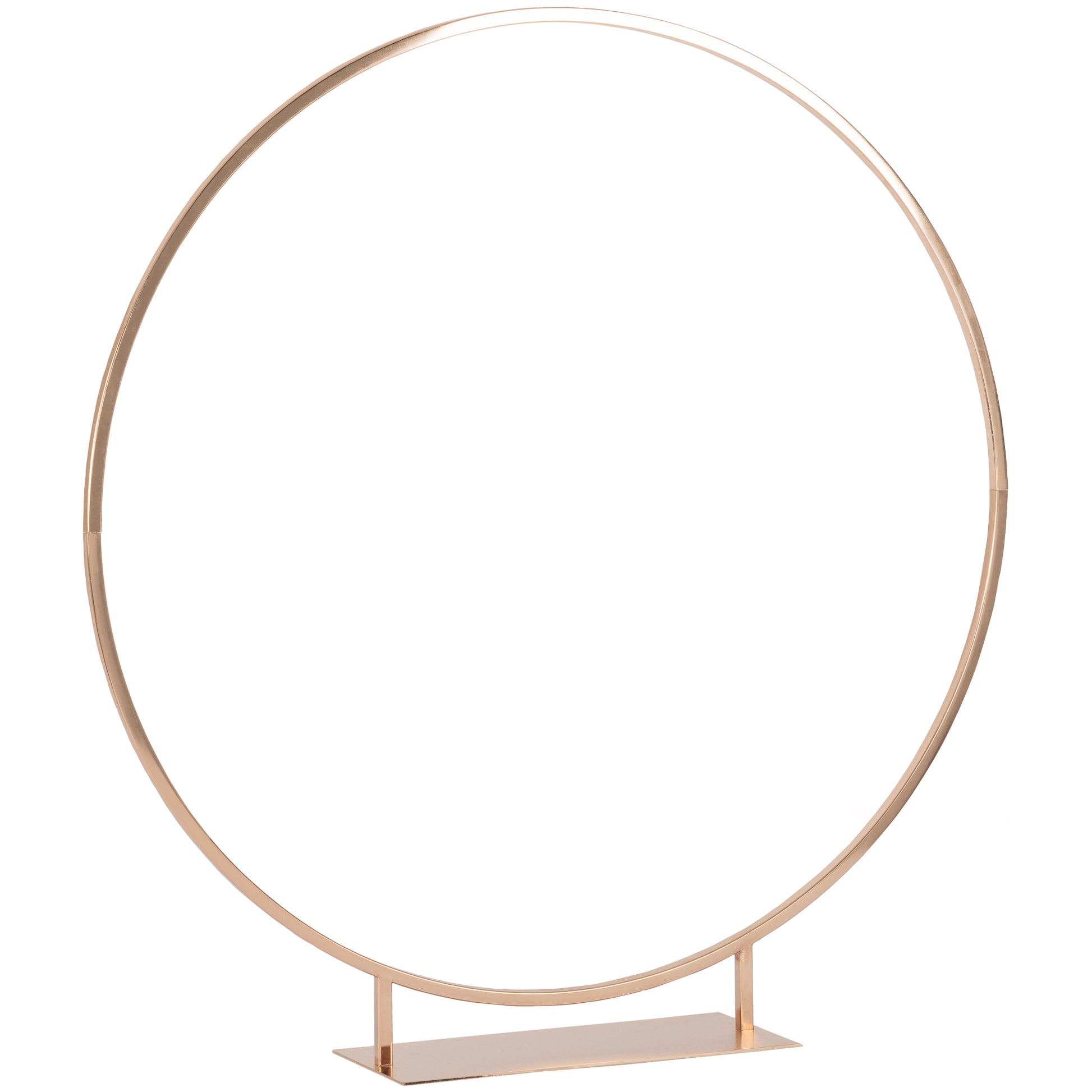 Pack of 2 pcs Metal Round Arch Hoop Tabletop Decor Centerpiece 32" Diameter - Gold - CV Linens