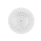 Monaco Glass Charger Plate - Silver & White - CV Linens