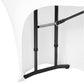 Open Back Stretch Spandex Table Cover 6 FT Rectangular - White - CV Linens
