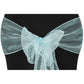 Organza Chair Sash - Baby Blue - CV Linens