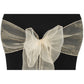 Organza Chair Sash - Champagne - CV Linens