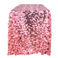 Large Payette Sequin Tablecloth 90"x132" Rectangular - Pink