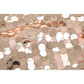 Large Payette Sequin 132" Round Tablecloth - Blush/Rose Gold - CV Linens