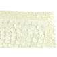 90"x132" Petal Circle Taffeta Rectangular Tablecloth - Ivory - CV Linens