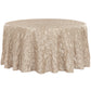 120" Pinchwheel Round Tablecloth - Champagne - CV Linens