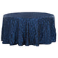 132" Pinchwheel Round Tablecloth - Navy Blue - CV Linens