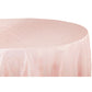 Pintuck 132" Round Tablecloth - Blush/Rose Gold - CV Linens