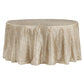 Pintuck 132" Round Tablecloth - Champagne - CV Linens
