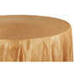 Pintuck 132" Round Tablecloth - Gold - CV Linens