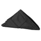 Pintuck Napkin 20"x20" - Black - CV Linens