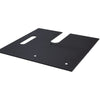 Base stand 24" x 24" x 3/16" for slip fit system (Fits set B) - Black