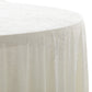 Velvet 120" Round Tablecloth - Ivory