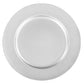 Plain Round 13" Charger Plates - Silver - CV Linens