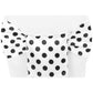 Polka Dot Satin Chair Sash - Black & White - CV Linens