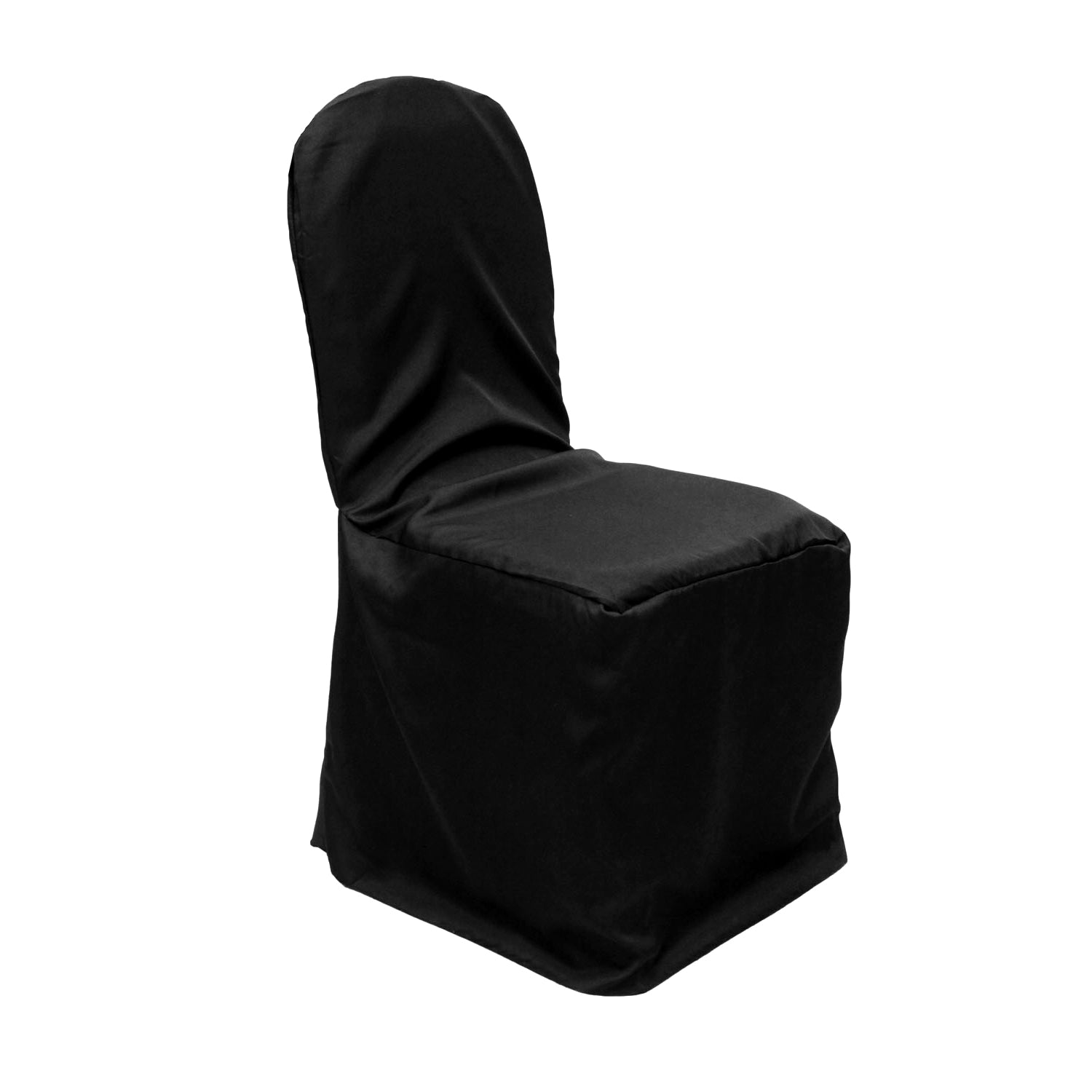 Polyester Banquet Chair Cover - Black - CV Linens
