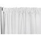 Poly Premier Fire Retardant (FR) 12ft H x 60" W drape/backdrop - White - CV Linens