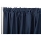 Poly Premier (IFR) 8ft H x 60" W drape/backdrop - Navy Blue - CV Linens