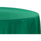 Polyester 90" Round Tablecloth - Emerald Green - CV Linens