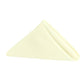 Economy Polyester Napkin 20"x20" - Ivory