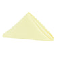 Polyester Napkin 20"x20" - Pastel Yellow - CV Linens