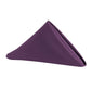 Polyester Napkin 20"x20" - Eggplant/Plum - CV Linens