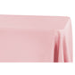 90"x156" Rectangular Oblong Polyester Tablecloth - Dusty Rose/Mauve - CV Linens