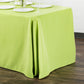 90"x132" Rectangular Oblong Polyester Tablecloth - Apple Green - CV Linens