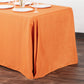90"x132" Rectangular Oblong Polyester Tablecloth - Burnt Orange - CV Linens