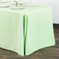 90"x156" Rectangular Oblong Polyester Tablecloth - Mint Green - CV Linens