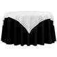 Polyester Square 54" Overlay/Tablecloth - White - CV Linens