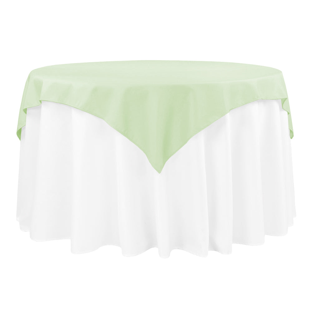 Polyester Square 54" Overlay/Tablecloth - Sage Green - CV Linens