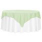 Polyester Square 72" Overlay/Tablecloth - Sage Green - CV Linens