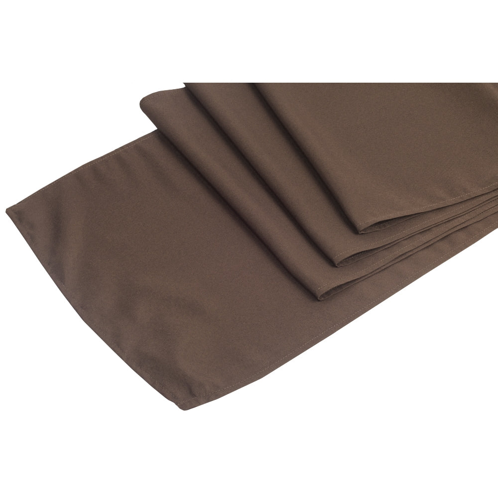 Polyester Table Runner - Chocolate Brown - CV Linens