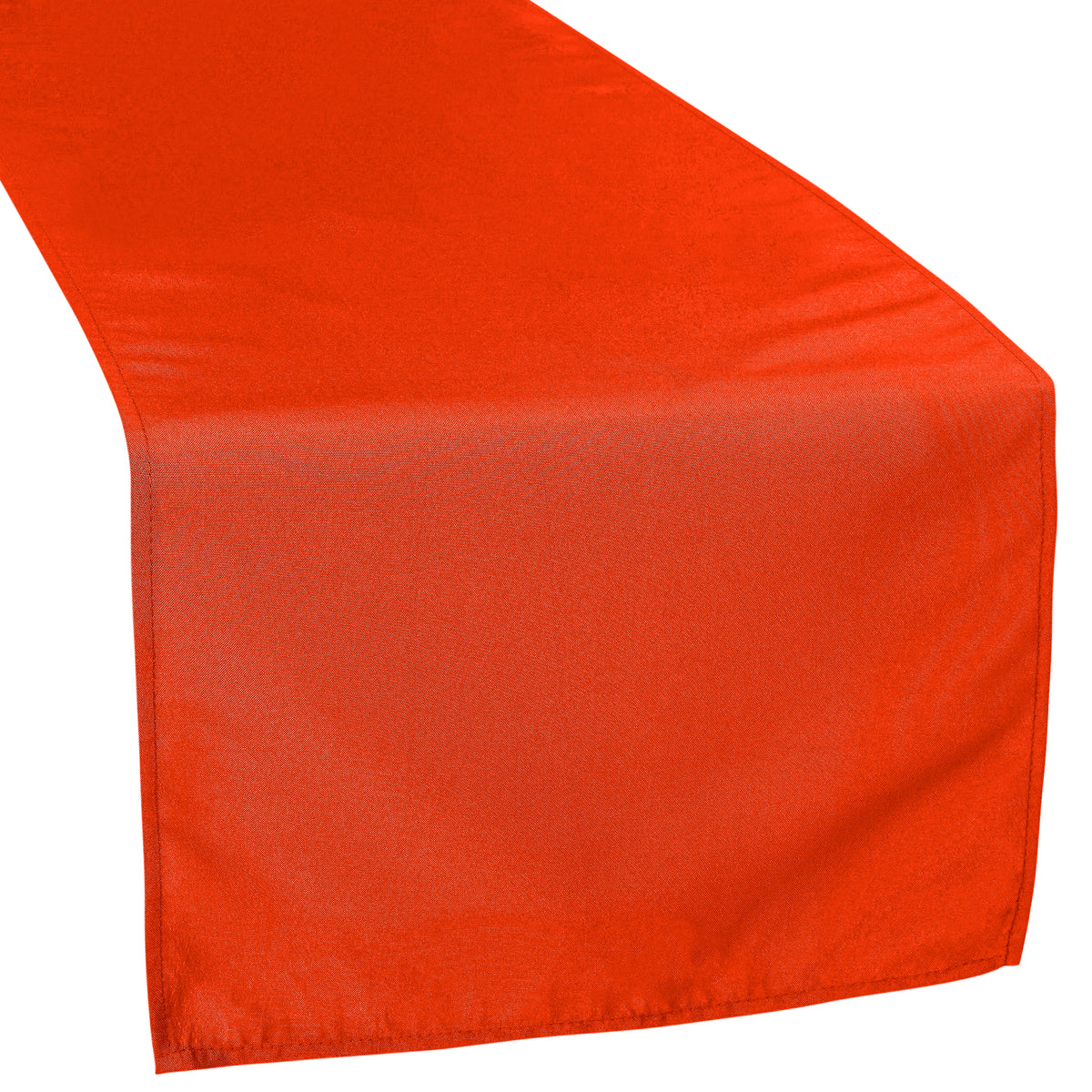 Red Polyester Linen Polyester Table Runner | CV Linens™ - Red