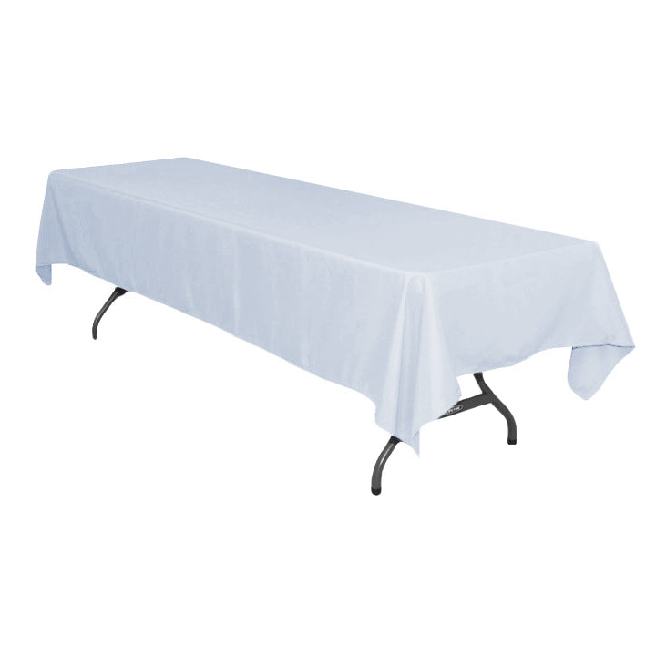 Rectangular Polyester Tablecloth 60"x126" - Dusty Blue - CV Linens
