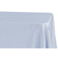 90"x156" Rectangular Oblong Polyester Tablecloth - Dusty Blue - CV Linens