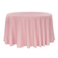 Round Polyester 132" Tablecloth - Dusty Rose/Mauve - CV Linens