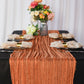 Premium Cheesecloth Table Runner 16FT x 25" - Terracotta