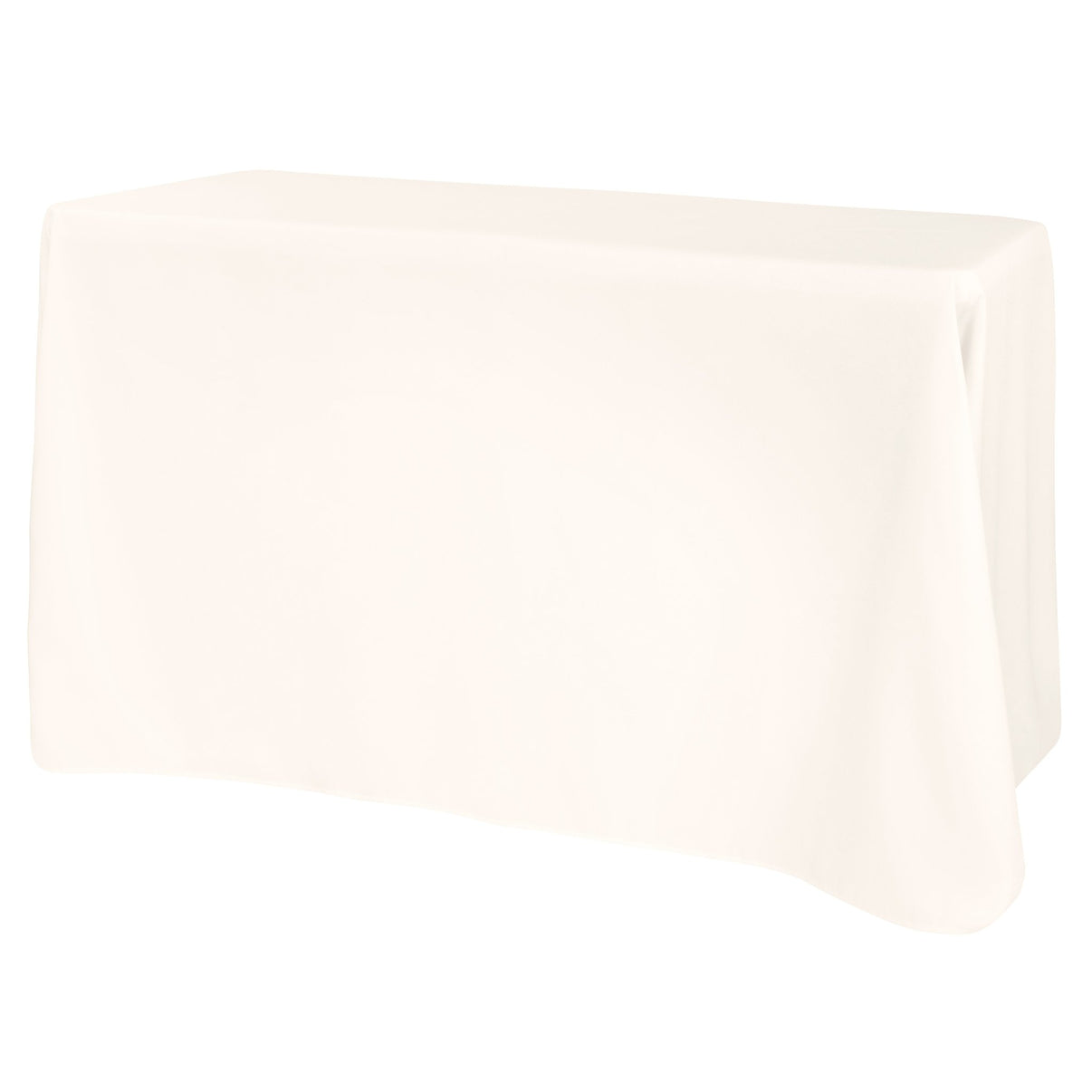 Ivory 90"x108" Rectangular Oblong Polyester Tablecloth CV Linens