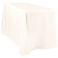 90"x108" Rectangular Oblong Polyester Tablecloth - Ivory - CV Linens