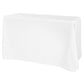90"x108" Rectangular Oblong Polyester Tablecloth - White - CV Linens