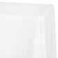 90"x108" Rectangular Oblong Polyester Tablecloth - White - CV Linens