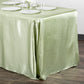 Satin Rectangular 90"x132" Tablecloth - Sage Green