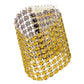 Rhinestone Velcro Sash Clip Napkin Ring - Gold - CV Linens